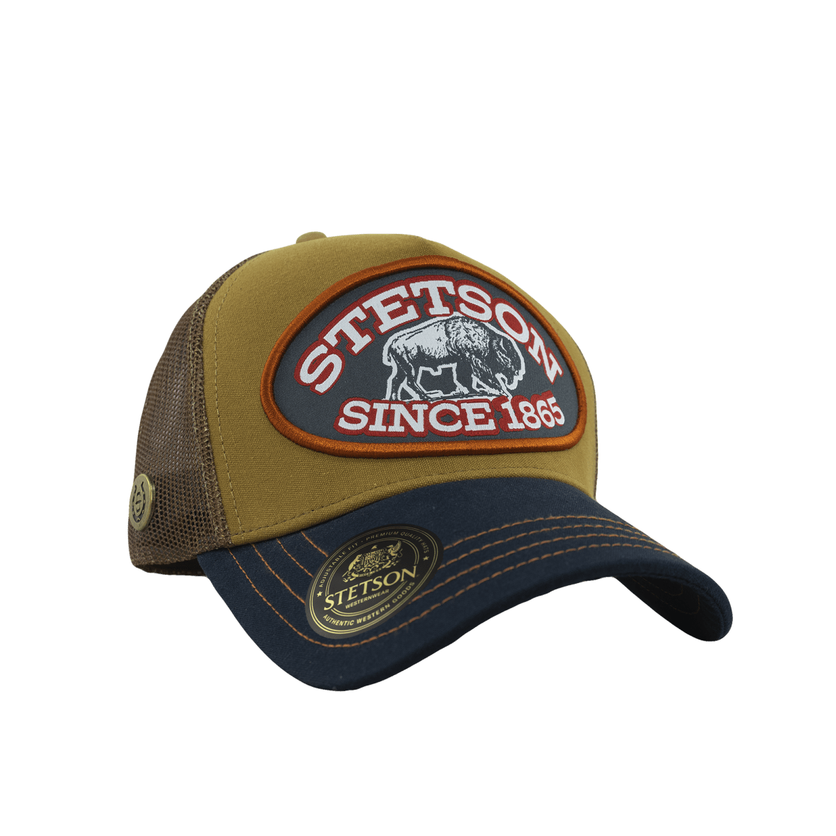 Hooch Stetson Cap Authentic Trucker Hat Original side