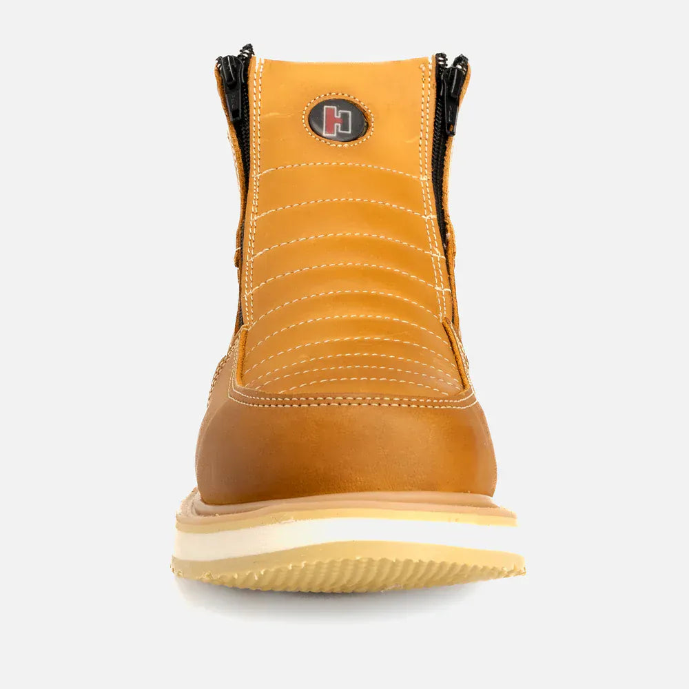 Joe Boots Boots Double Zipper Comfort Work Boot Habanna Color - Hammer Boots
