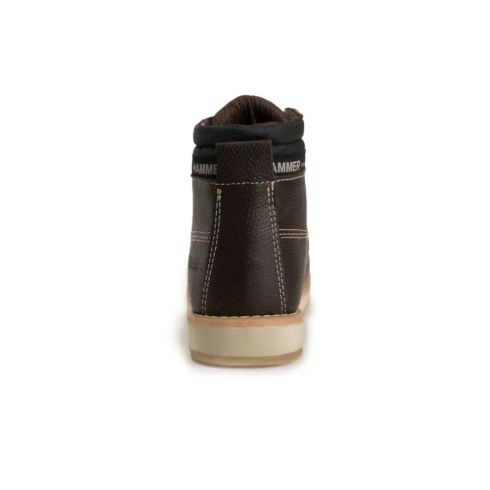 Joe Boots Boots Hammer Murphy Work Boots Doble Density Sole Leather Wine Color - Hammer Boots