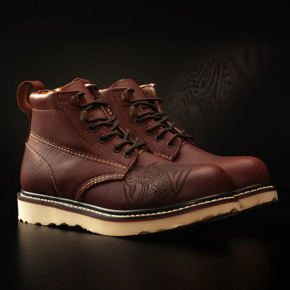 Joe Boots Boots Hammer Original Men's "El Clasico" Work Boot Shedron Color - Hammer Boots
