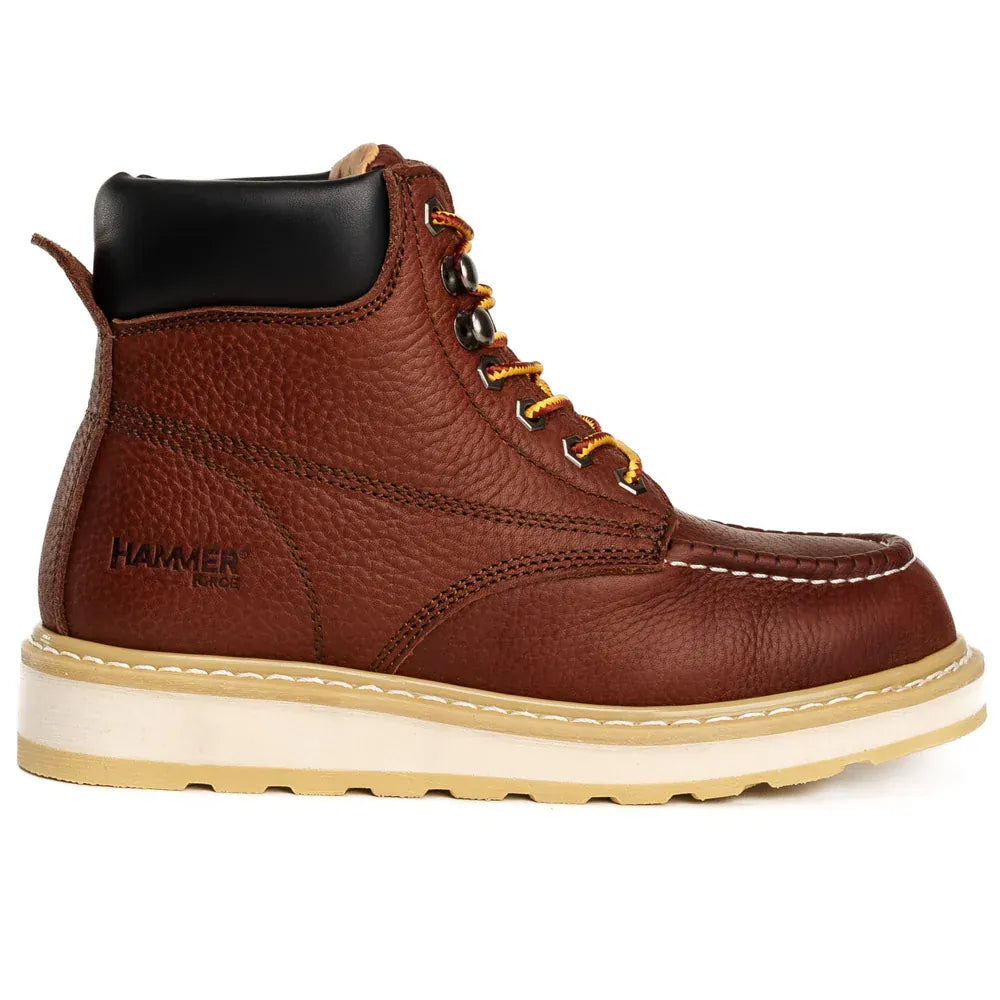 Joe Boots Boots Hunter Moc Toe Work Boot Brown Color - Hammer Boots
