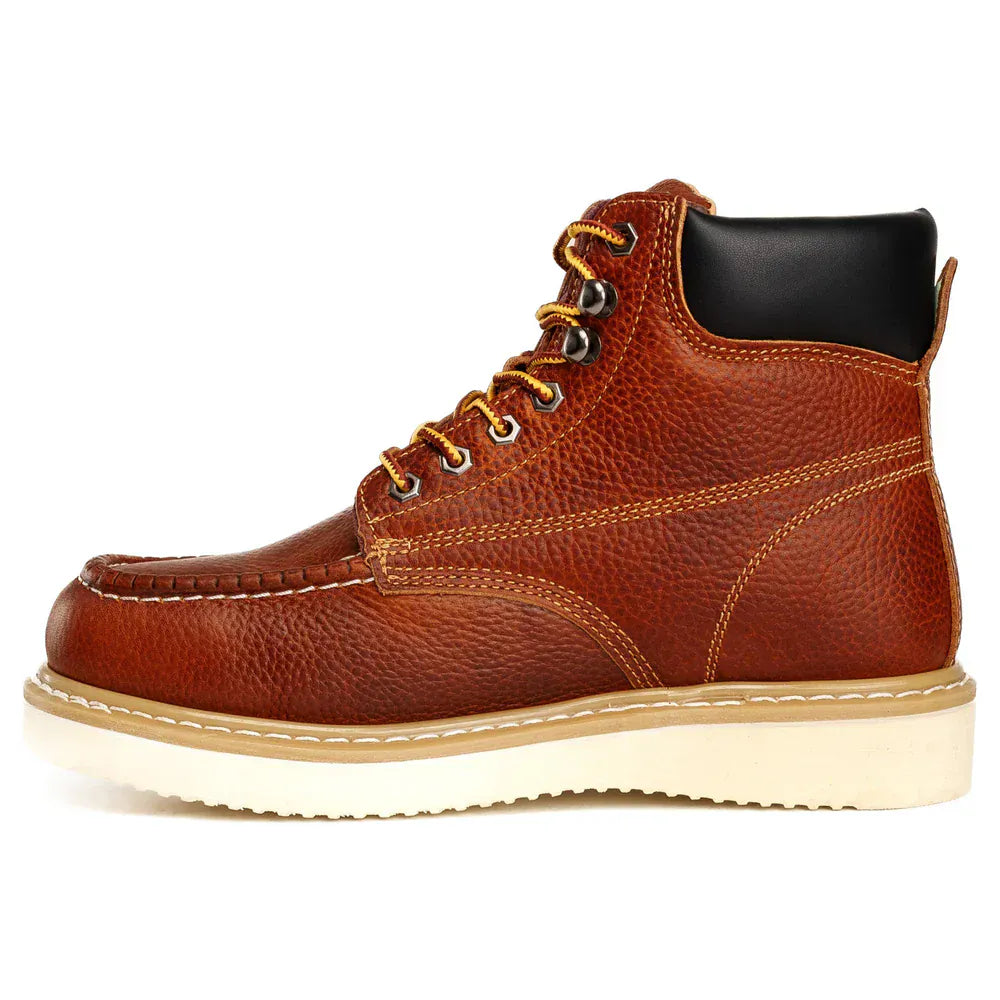 Joe Boots Boots Hunter Moc Toe Work Boot Tan Color - Hammer Boots
