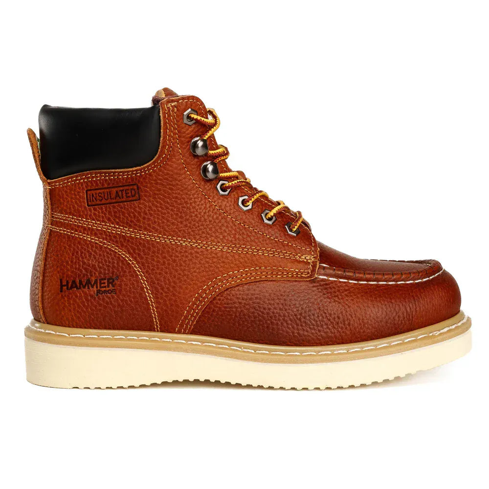 Joe Boots Boots Hunter Moc Toe Work Boot Tan Color - Hammer Boots