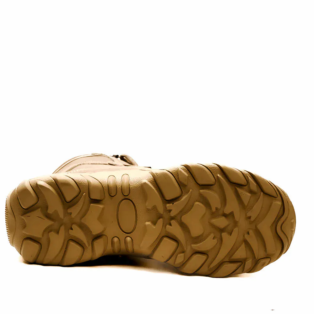 King Welt Boots Military Tactical 10” Boots Sand Color - King Welt