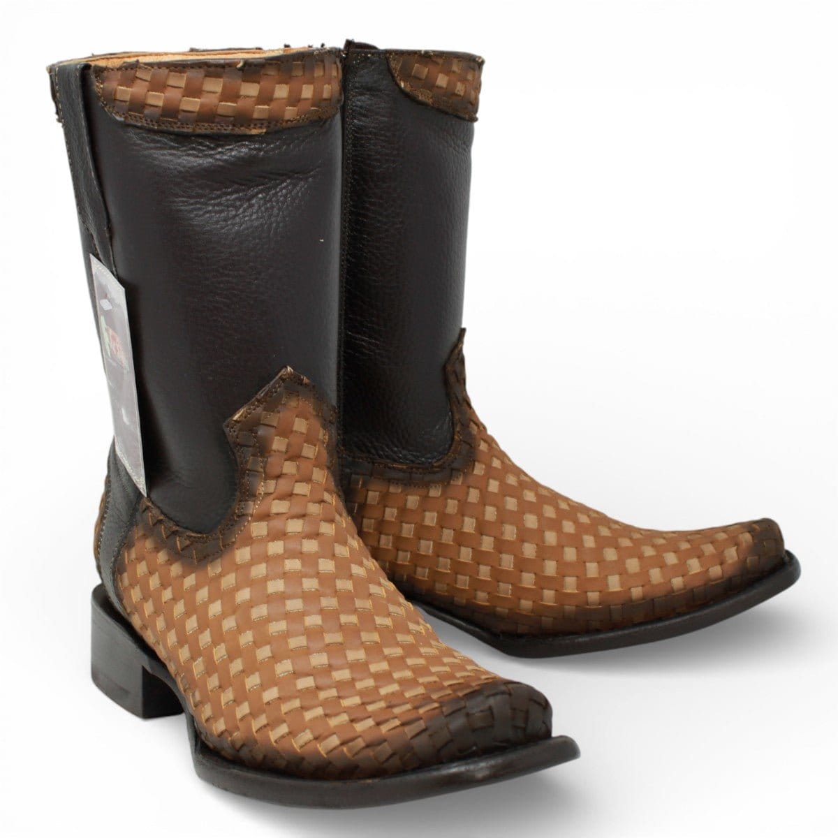 La Carreta Boots Honey / 6 Men's Petatillo Genuine Leather Dubai Toe Boots - La Carreta