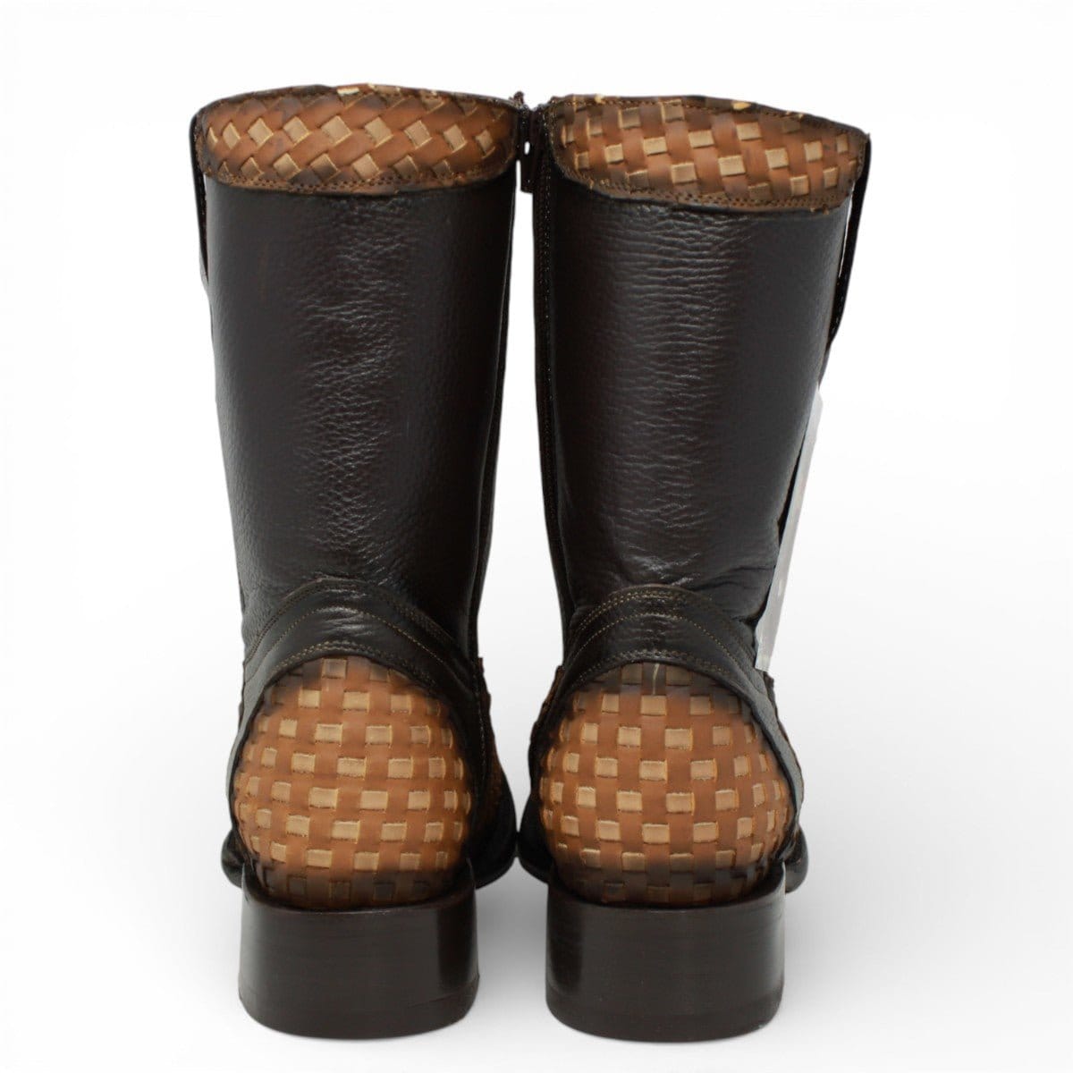 La Carreta Boots Men's Petatillo Genuine Leather Dubai Toe Boots - La Carreta
