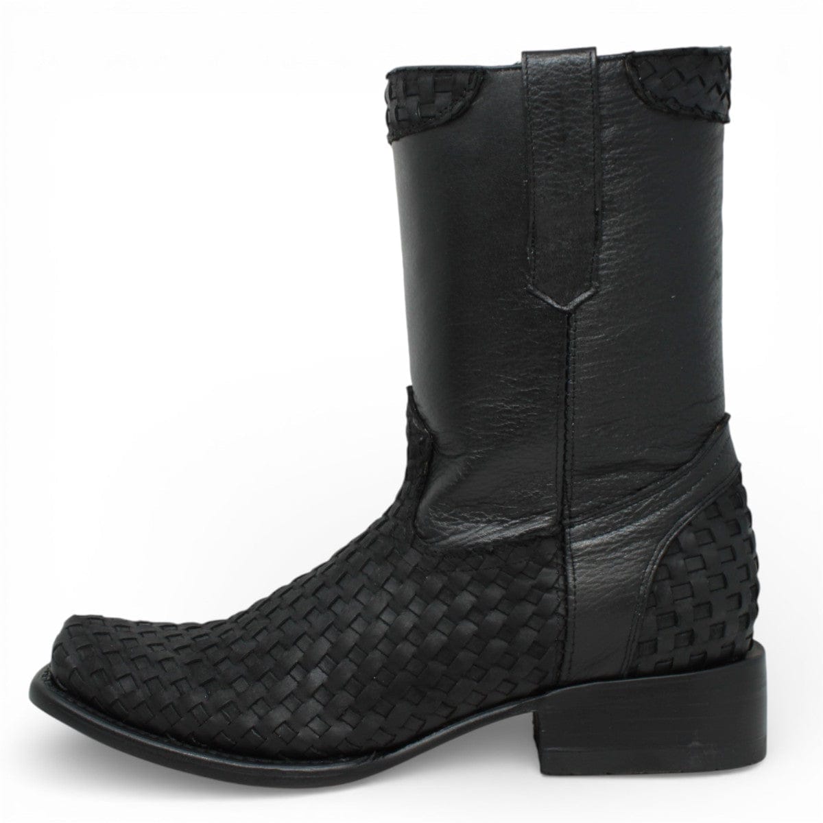 La Carreta Boots Men's Petatillo Genuine Leather Dubai Toe Boots - La Carreta
