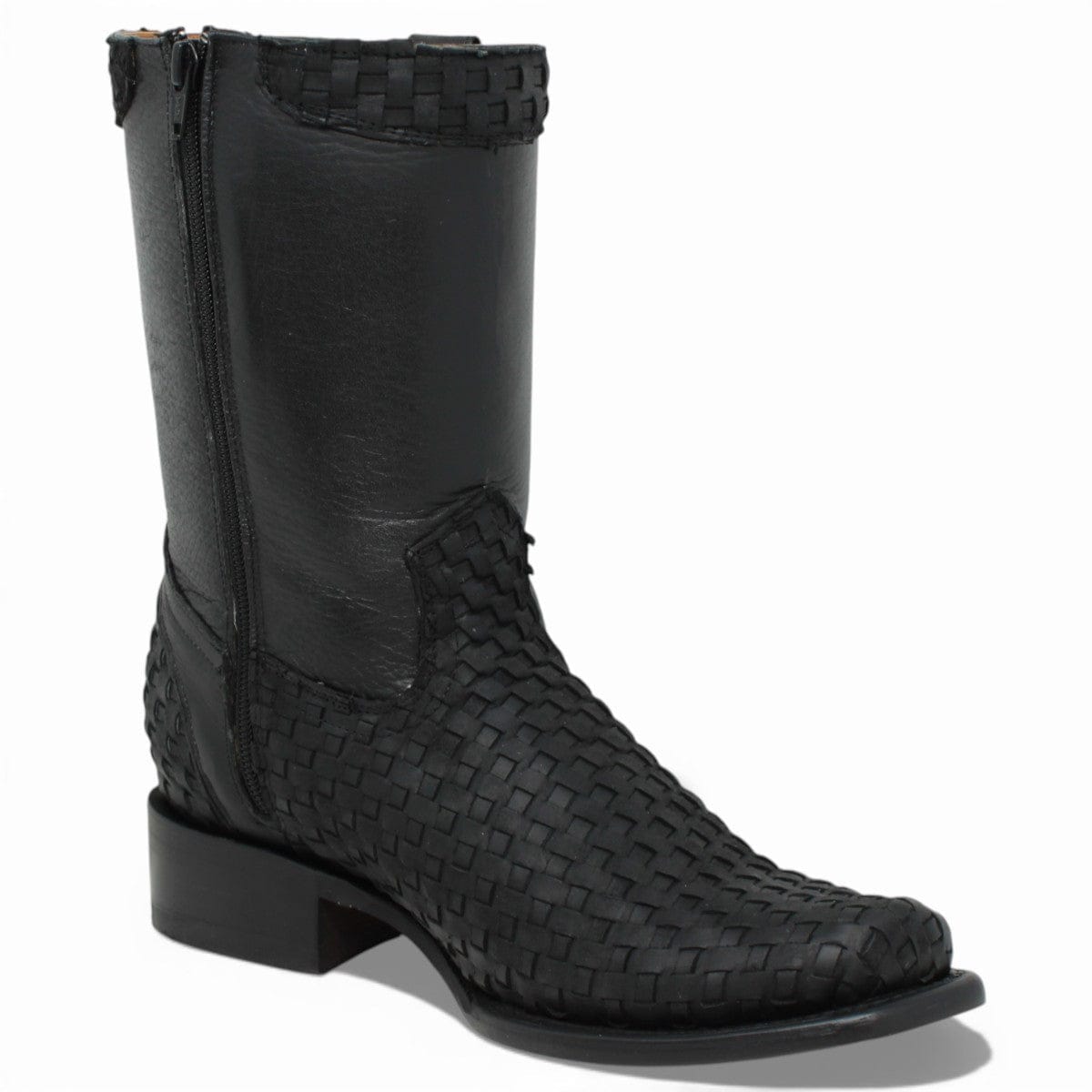 La Carreta Boots Men's Petatillo Genuine Leather Dubai Toe Boots - La Carreta