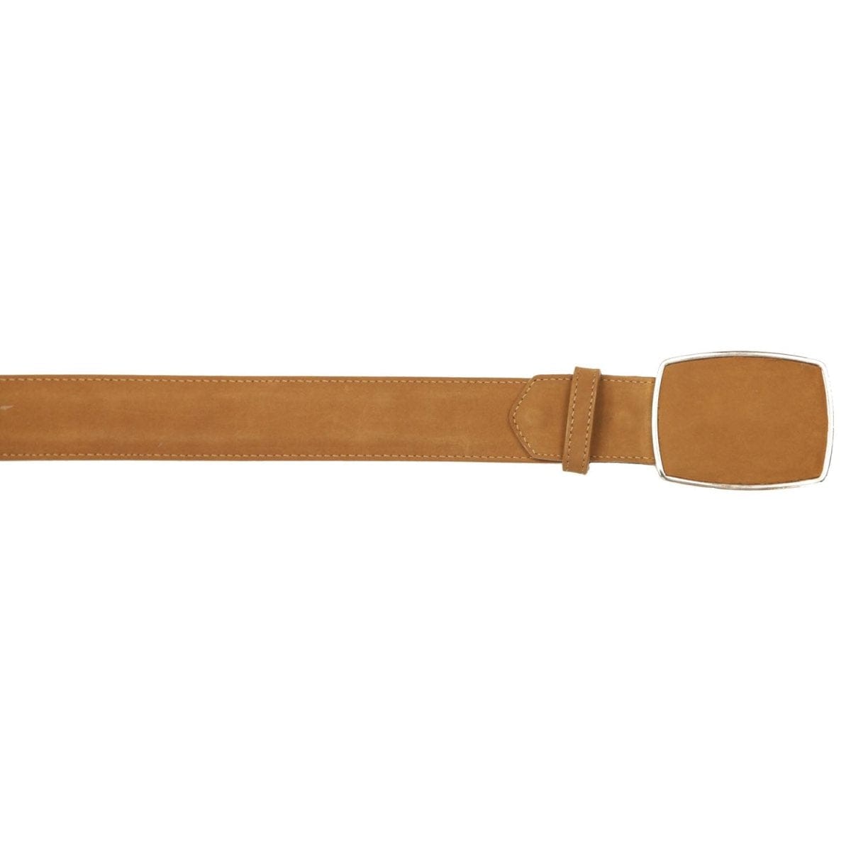 Los Altos Boots Belts Shedron / 32 Genuine Nobuck Leather Cowboy Belt - Los Altos Boots