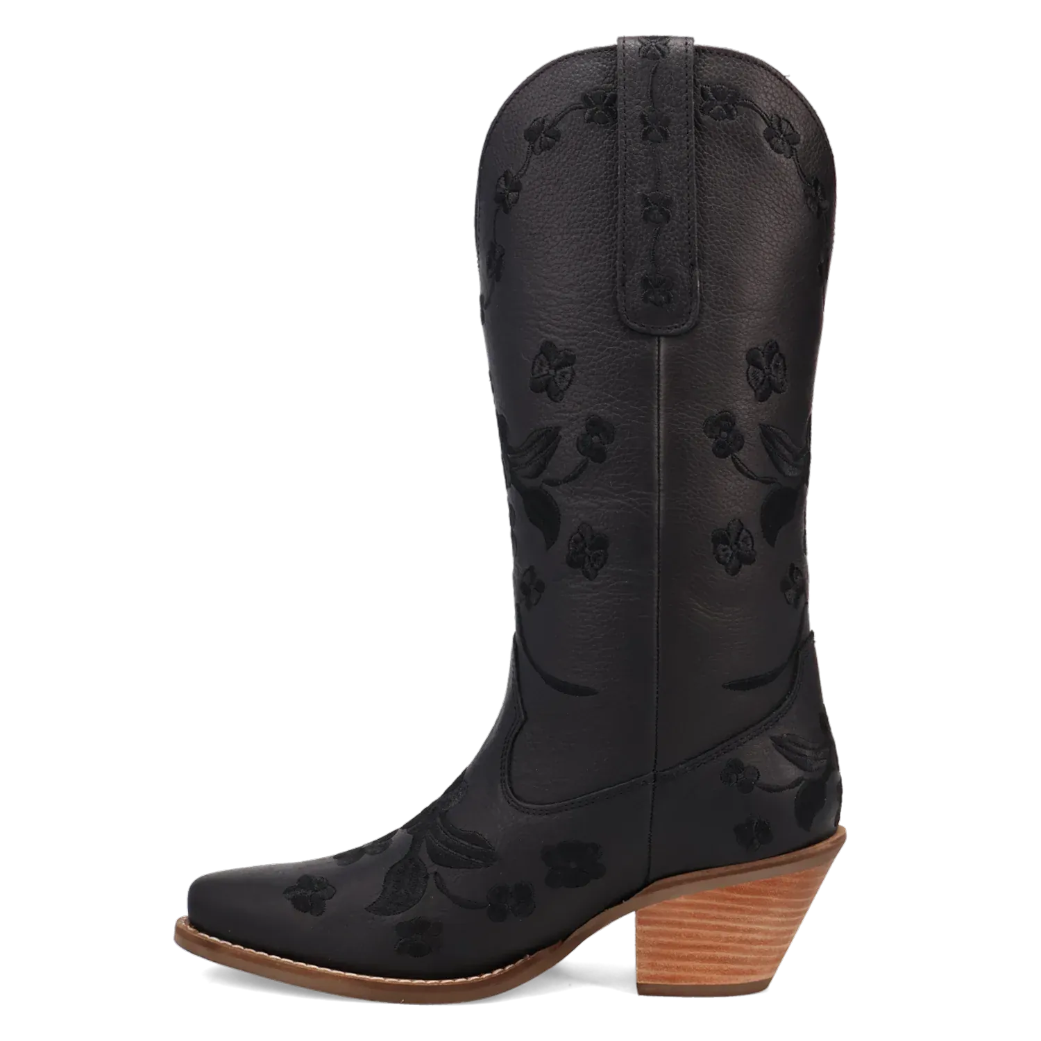 Los Altos Boots Boots Women's Love Bug Leather Snip Toe Boots Black Color - Dingo
