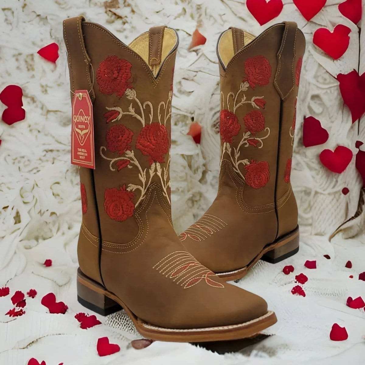 Quincy Boots Boots Women's Quincy Rodeo Square Toe Boot Q322RM6231