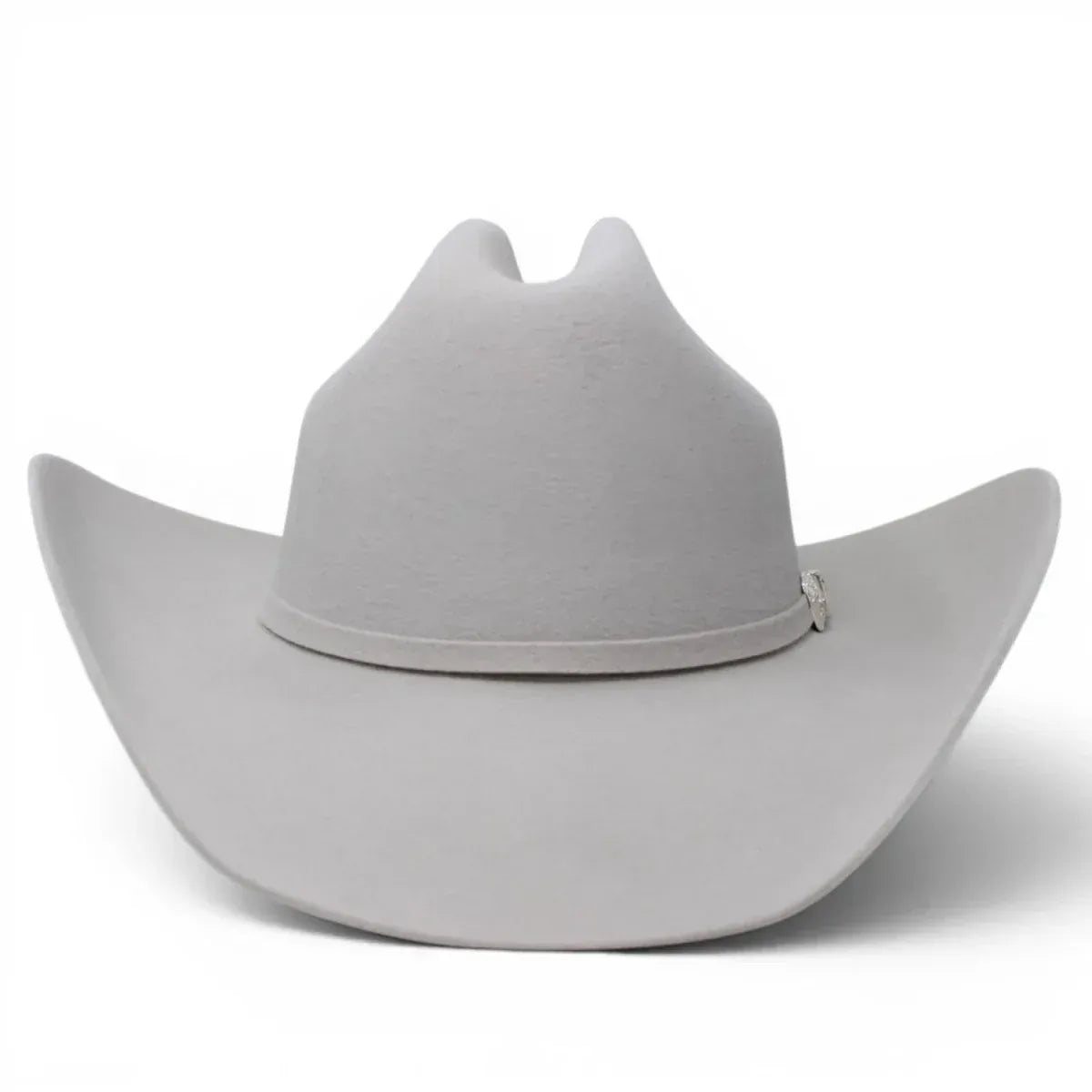 Blackstone 100X Felt Cowboy Hat Texas Style - Grey - Front View