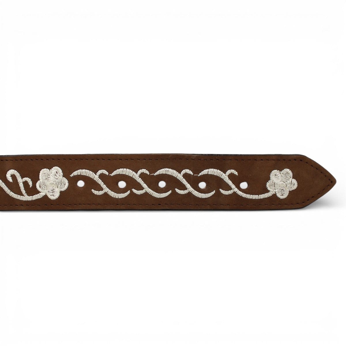 Tanner Mark Boots Belts Genuine Nobuck Leather Women´s Belt Brown Color - Tanner Mark Boots