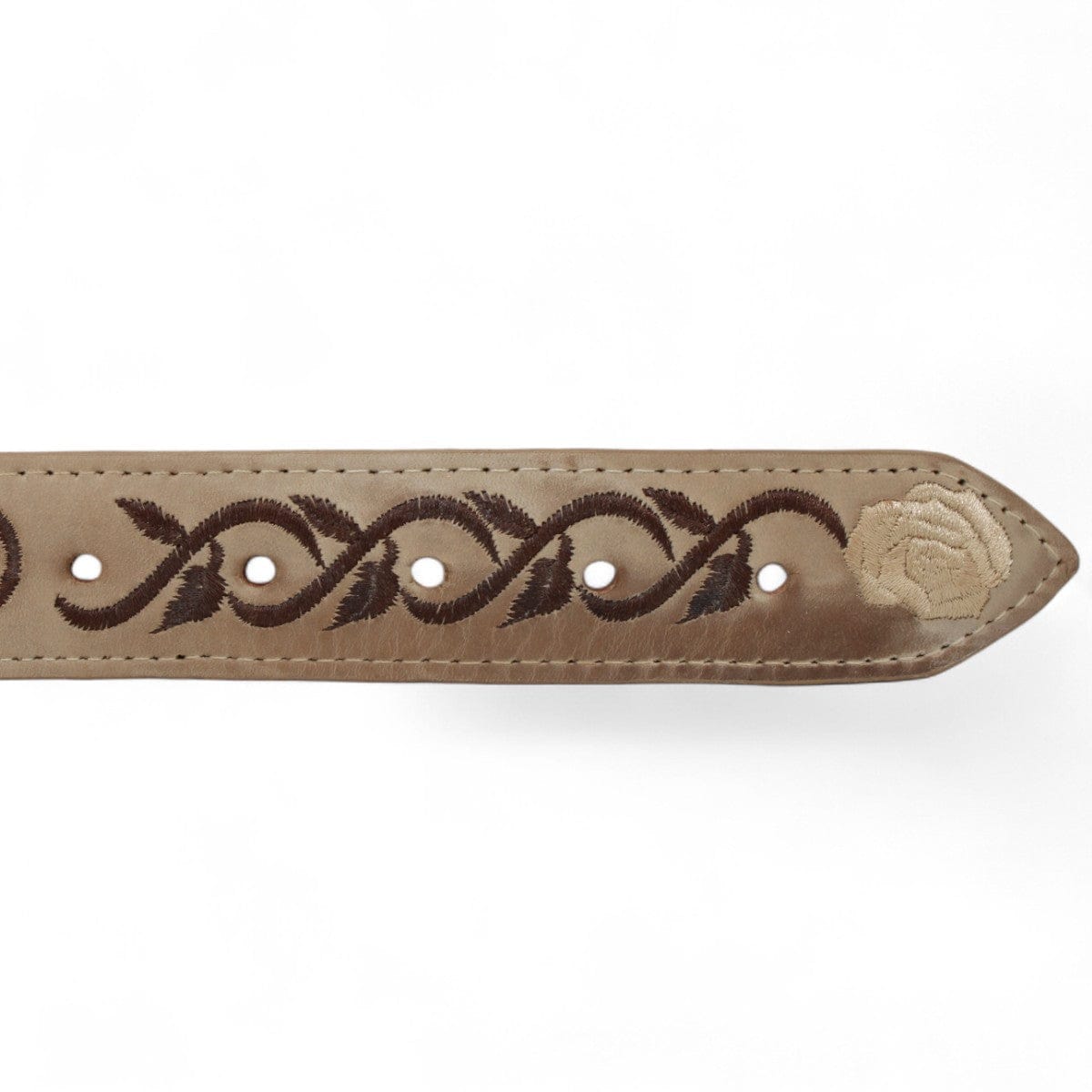 Tanner Mark Boots Belts Genuine Nobuck Leather Women´s Belt Tan Color - Tanner Mark Boot