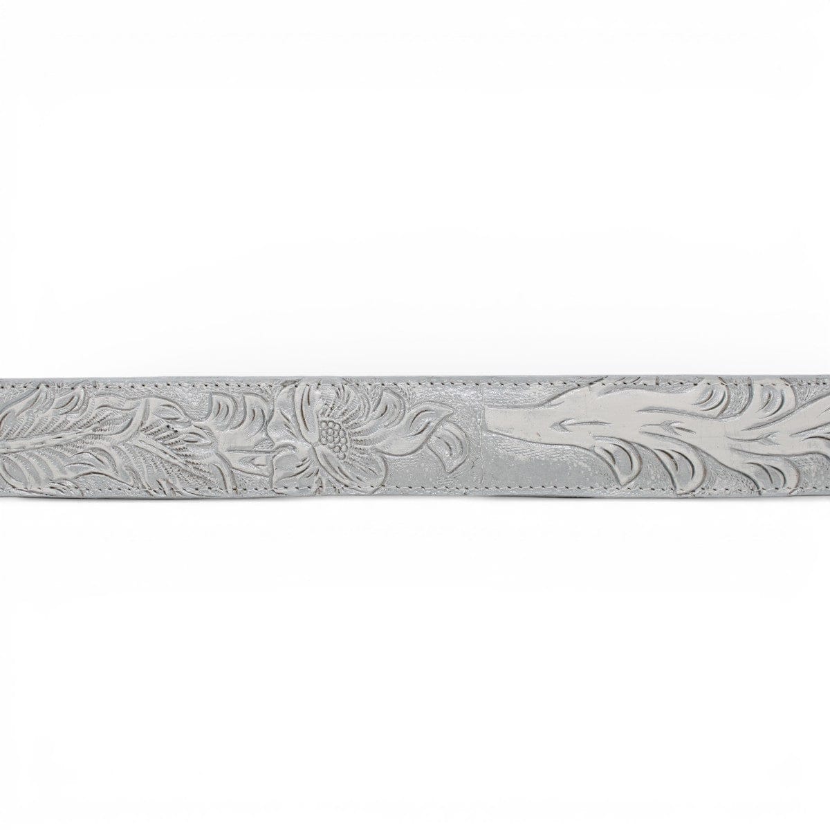Tanner Mark Boots Belts Genuine Tooled Leather Texas Metal Buckle Belt Silver Color - Tanner Mark Boots