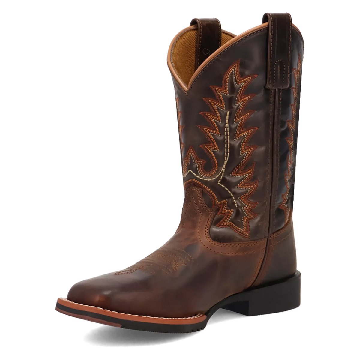 Tanner Mark Boots Boots Dan Post Kid´s Dexter Leather Wide Square Toe Boots - Rust