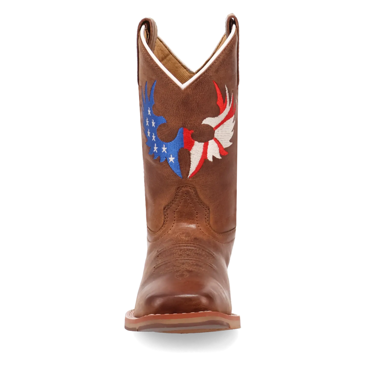 Tanner Mark Boots Boots Dan Post Kid´s Freedom Flight Leather Wide Square Toe Boots - Tan