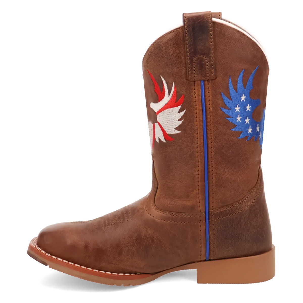 Tanner Mark Boots Boots Dan Post Kid´s Freedom Flight Leather Wide Square Toe Boots - Tan