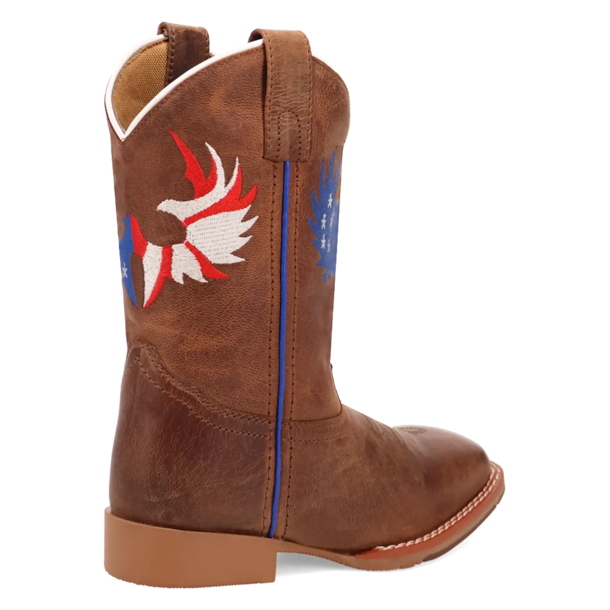 Tanner Mark Boots Boots Dan Post Kid´s Freedom Flight Leather Wide Square Toe Boots - Tan