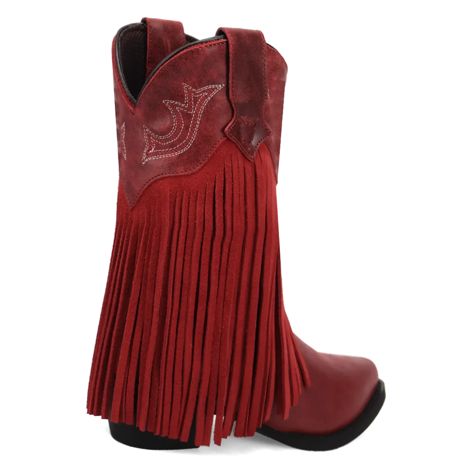 Tanner Mark Boots Boots Dan Post Kid´s Happy Trails Leather J Pointed Toe Boots - Red