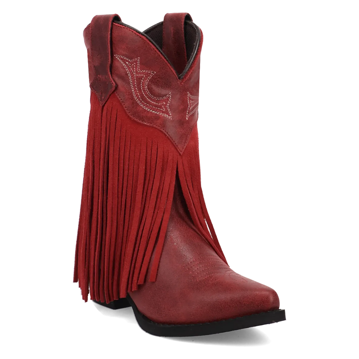 Tanner Mark Boots Boots Dan Post Kid´s Happy Trails Leather J Pointed Toe Boots - Red