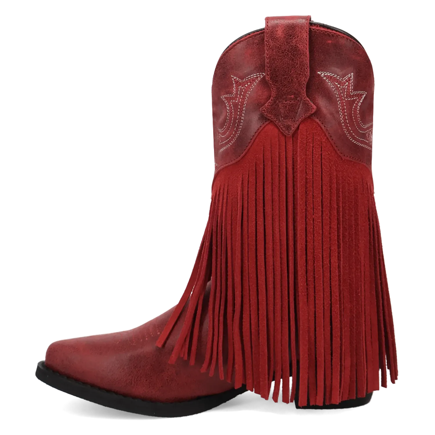 Tanner Mark Boots Boots Dan Post Kid´s Happy Trails Leather J Pointed Toe Boots - Red