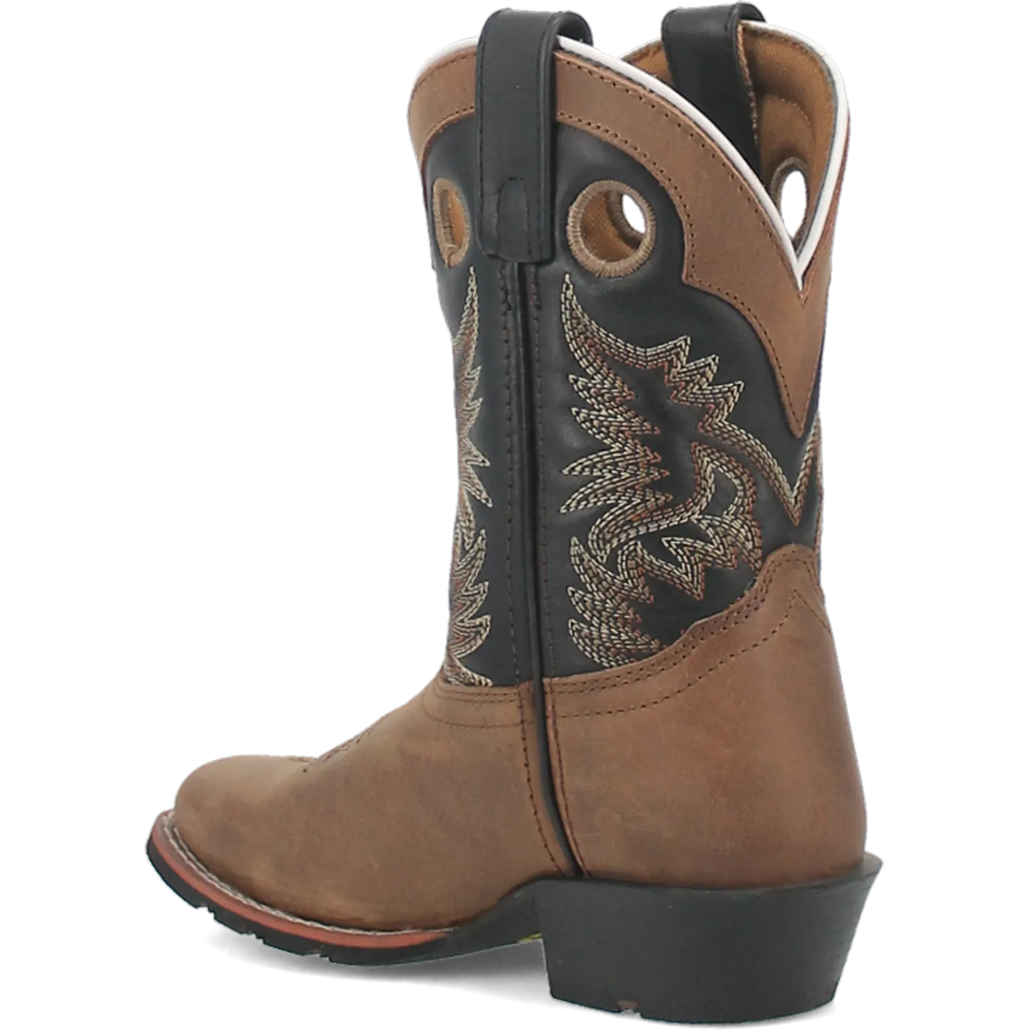 Tanner Mark Boots Boots Dan Post Kid´s Rascal Leather Wide Square Toe Boots - Aged Bark