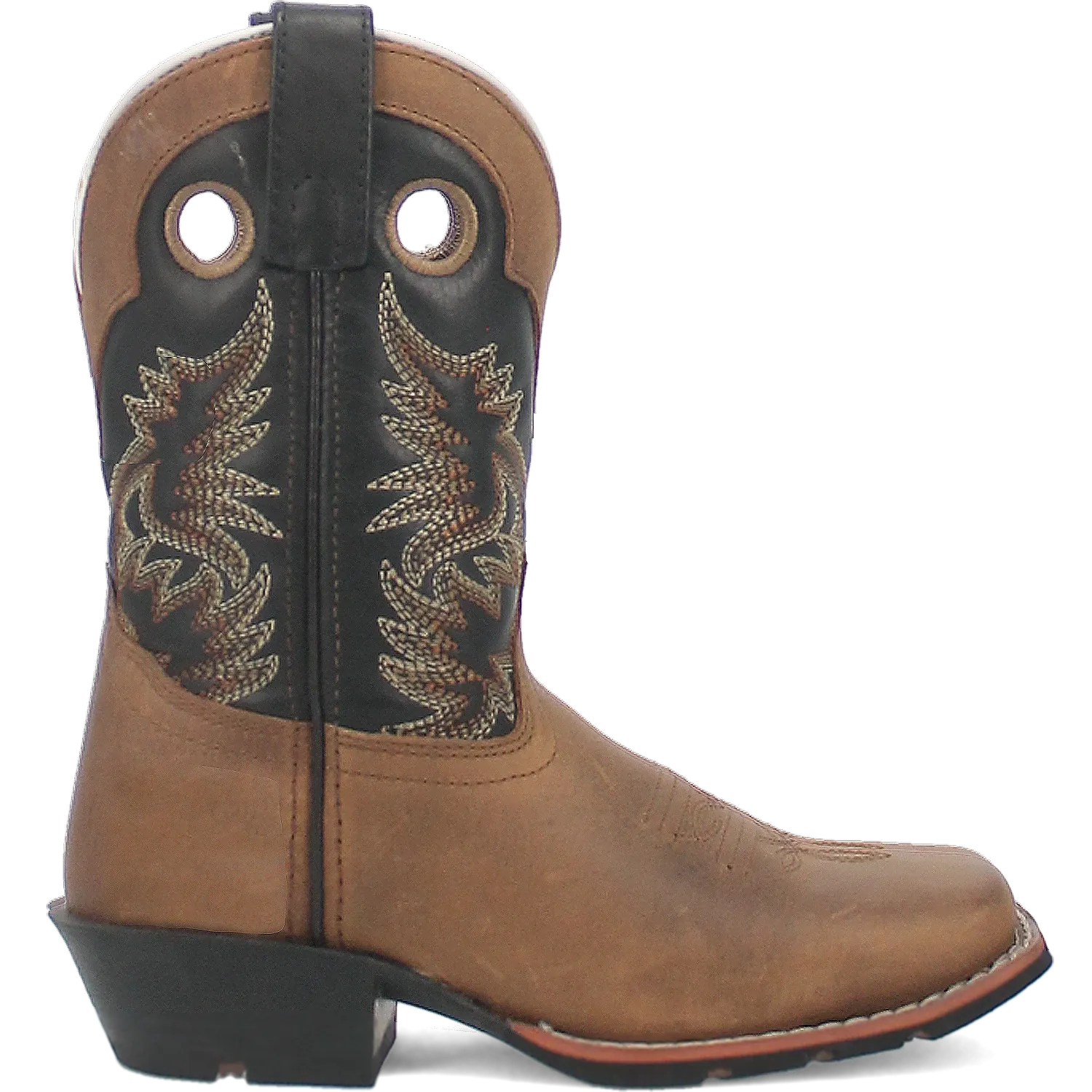 Tanner Mark Boots Boots Dan Post Kid´s Rascal Leather Wide Square Toe Boots - Aged Bark