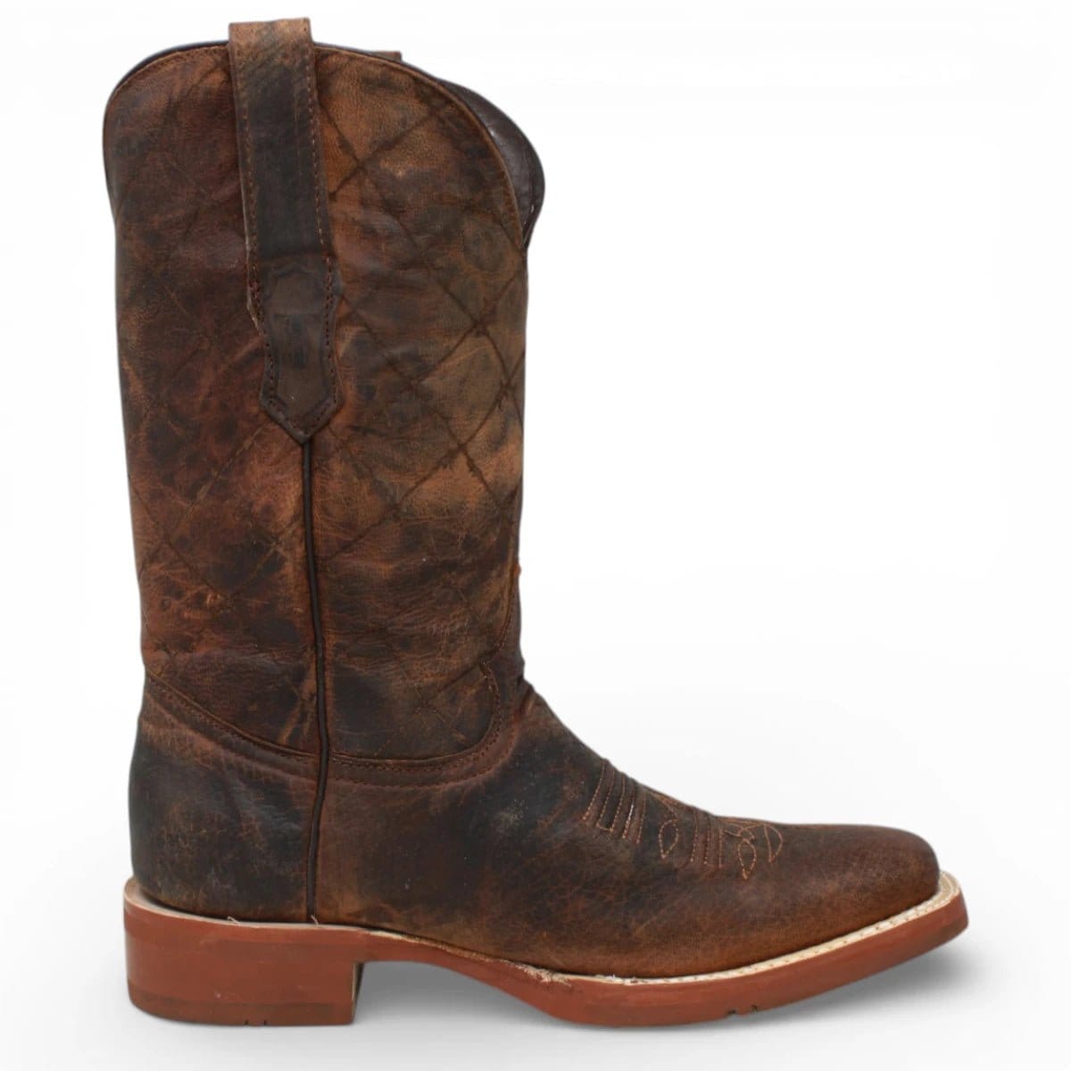 Tanner Mark Boots Boots Men's Genuine Leather Wide Square Toe Roscoe Boots in Buffalo Honey - Tanner Mark Boots