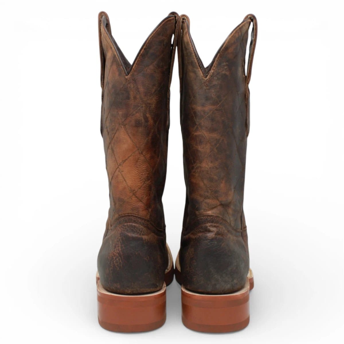 Tanner Mark Boots Boots Men's Genuine Leather Wide Square Toe Roscoe Boots in Buffalo Honey - Tanner Mark Boots