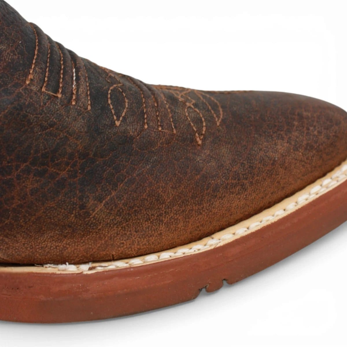 Tanner Mark Boots Boots Men's Genuine Leather Wide Square Toe Roscoe Boots in Buffalo Honey - Tanner Mark Boots