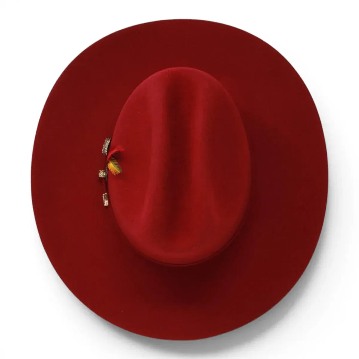 Tombstone Texanas Texana Vino 20X Estilo Sinaloa (Chaparral) con Pluma – Tombstone Hats