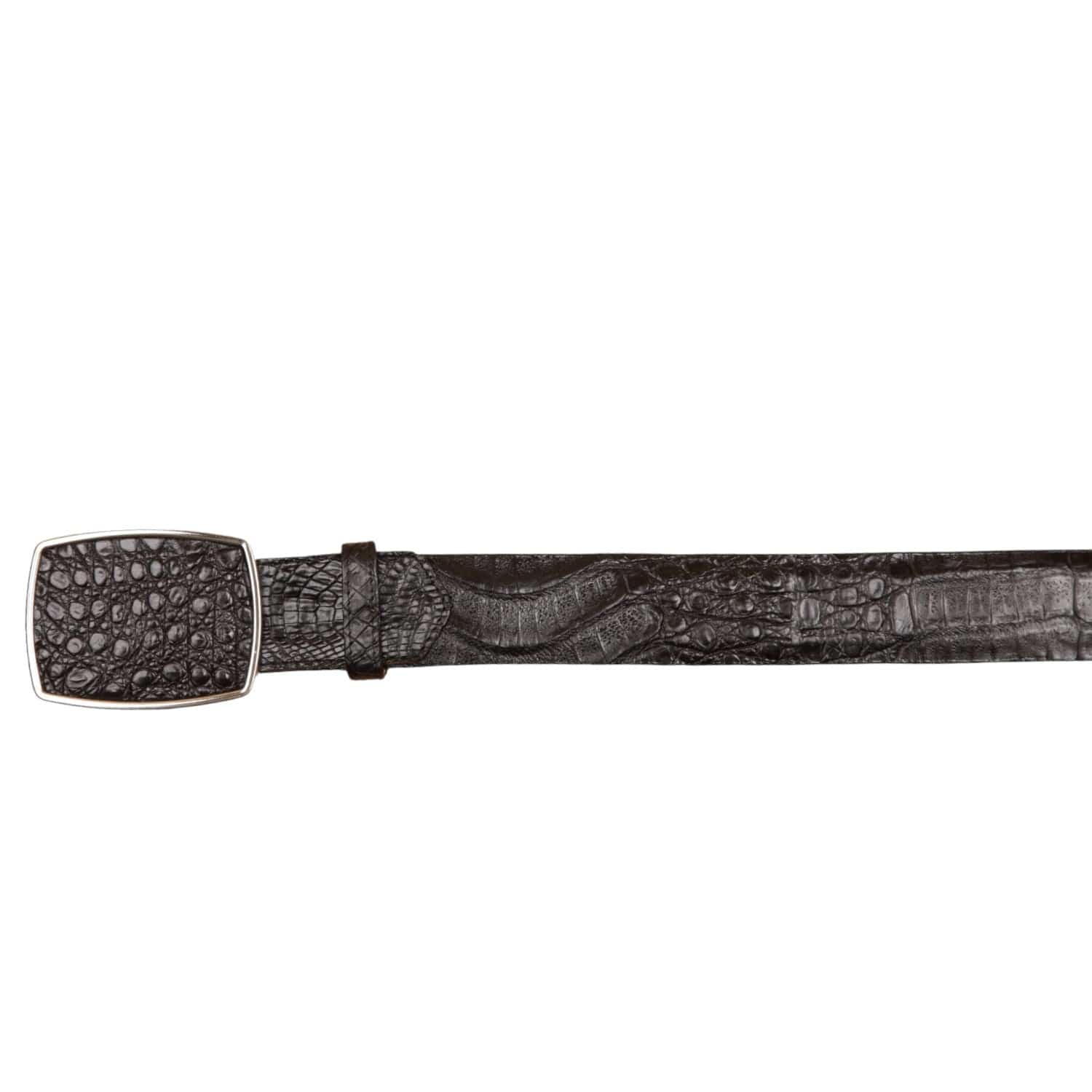 Wild West Boots Belts Men's Wild West Caiman Belly Skin Cowboy Belt 2C11A8205
