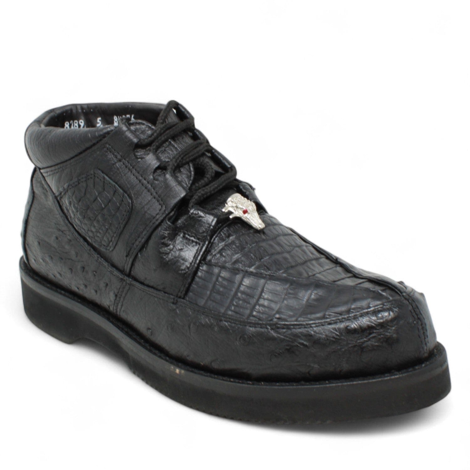 Wild West Boots Shoes Men's Wild West Boots Caiman and Ostrich Skin Shoe 2ZA050205