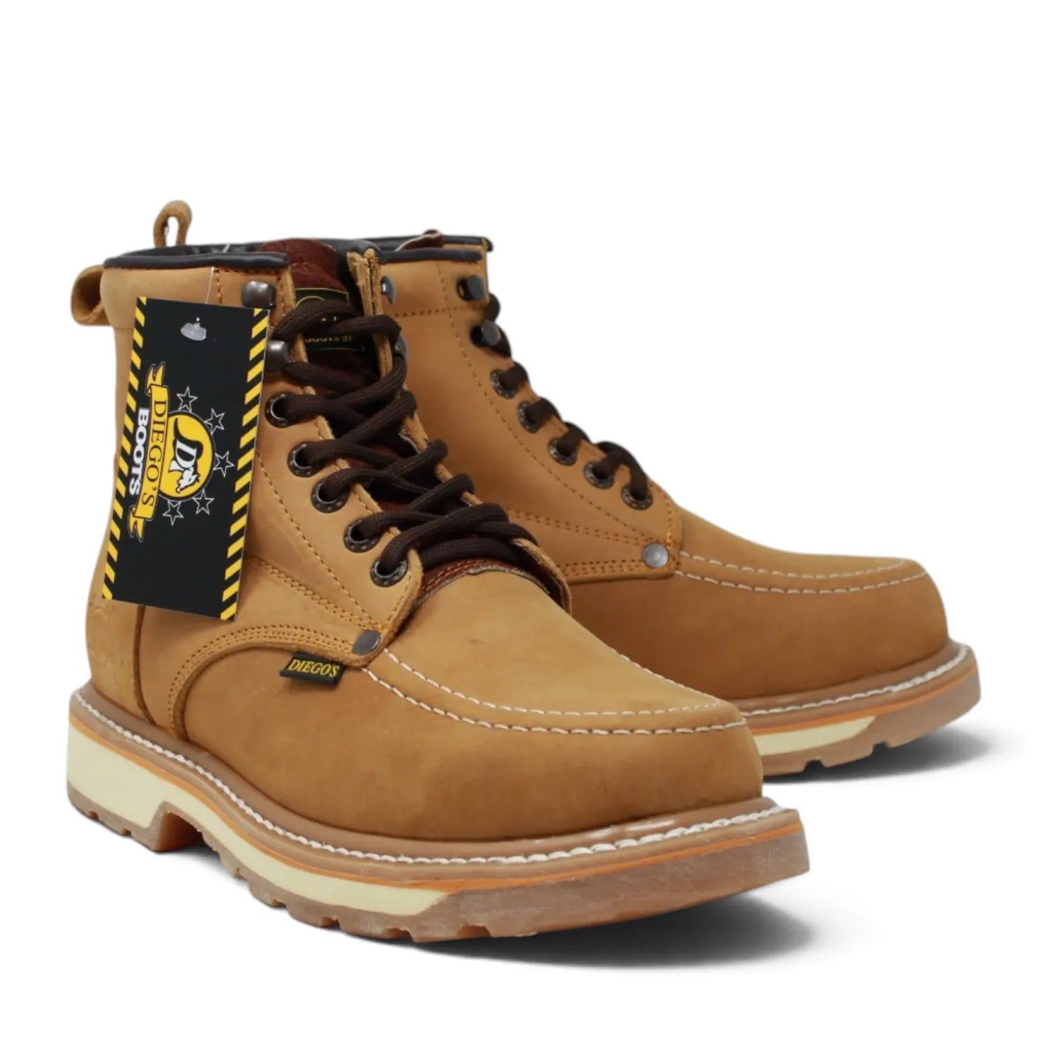 Wolverine Boots 6 / Tobacco Rodeo Imports Men's High-Performance Work Boots with Heavy-Duty Sole