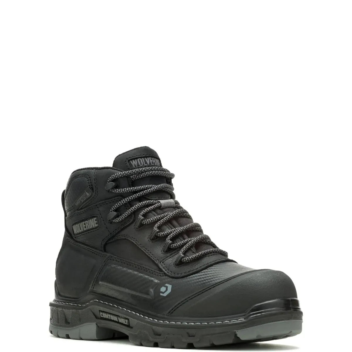 Wolverine Boots Men's Overpass CarbonMAX® 6" Boot Black Color - Wolverine