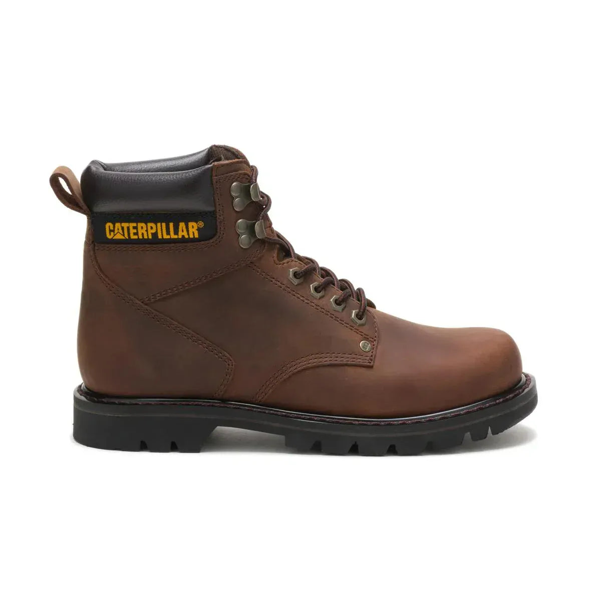 Wolverine Boots Men's Second Shift Soft Toe Work Boot Dark Brown Color - CAT