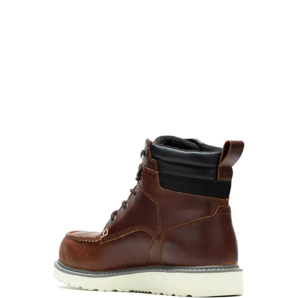Wolverine Boots Men's Trade Wedge 6" Moc-Toe Work Boot Rust Color - Wolverine