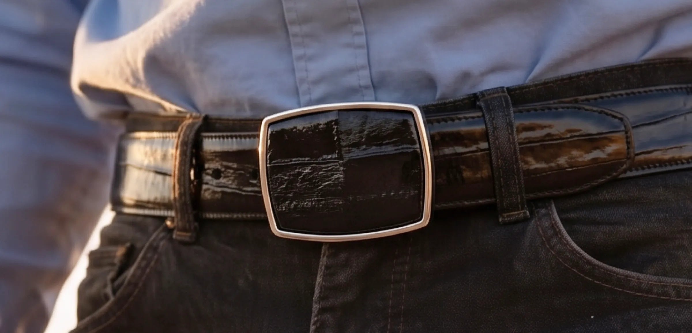 Eel Skin Belts