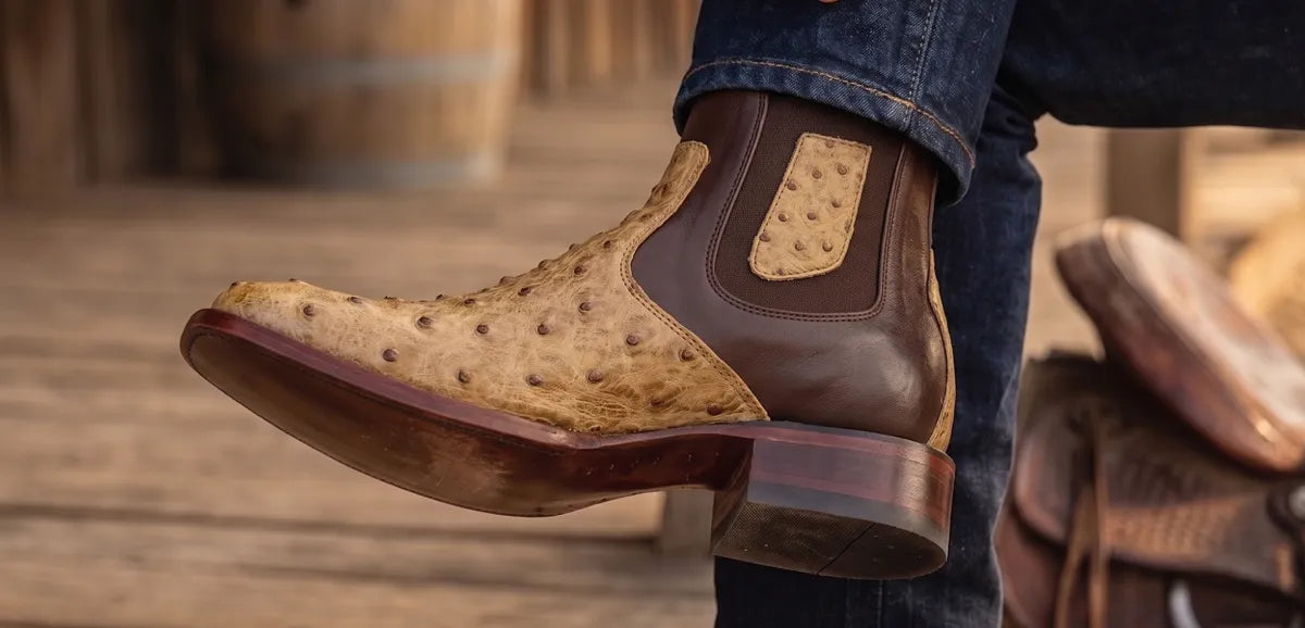 Men's Ostrich Boots