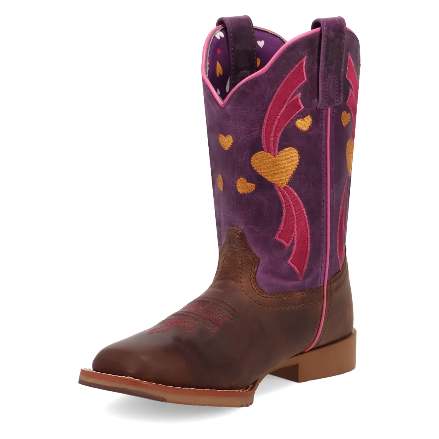 Dan Post Boots Boots Dan Post Kid´s Lottie Leather Wide Square Toe Boots - Tan