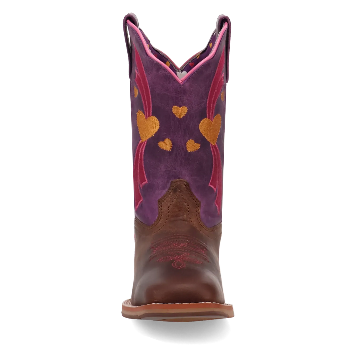 Dan Post Boots Boots Dan Post Kid´s Lottie Leather Wide Square Toe Boots - Tan
