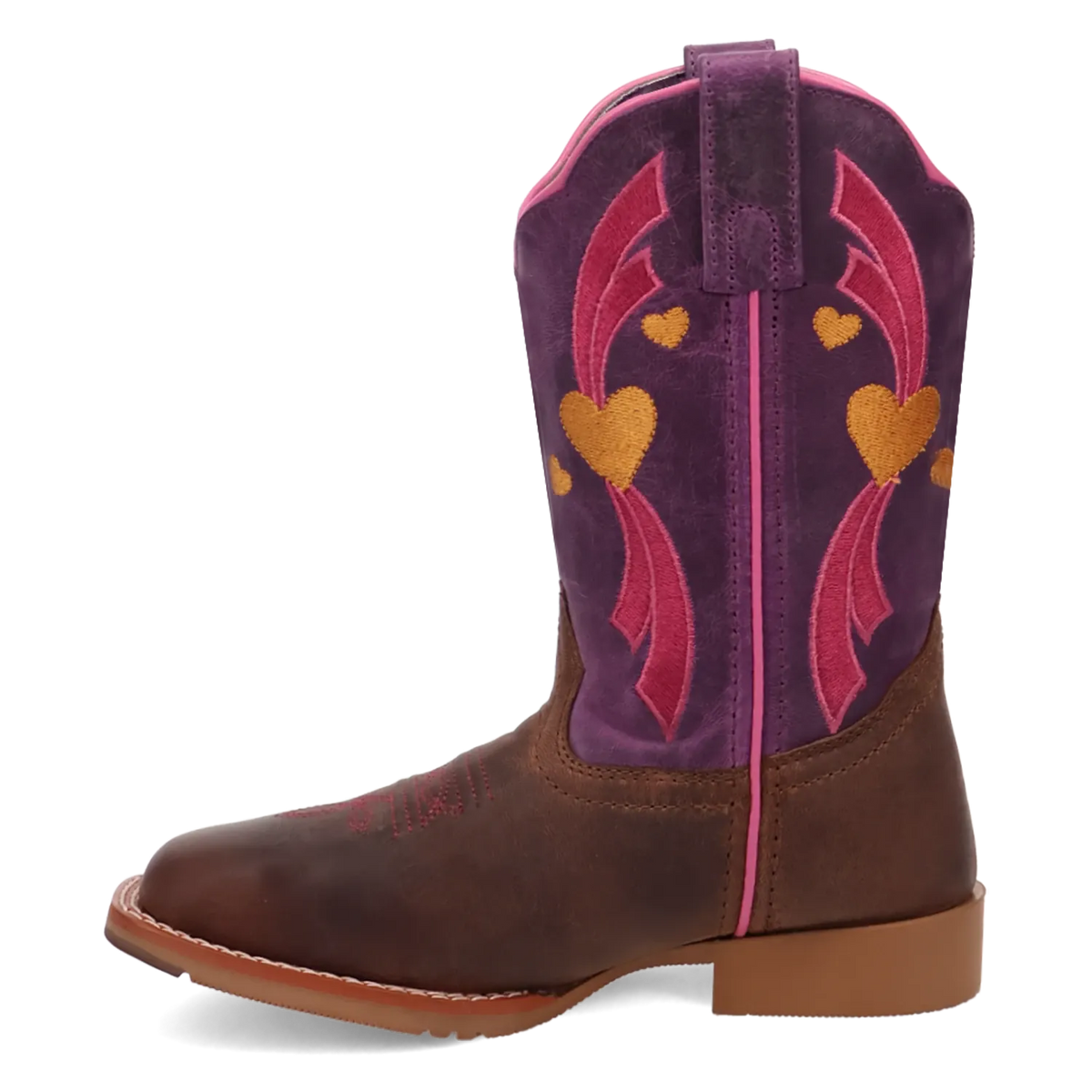 Dan Post Boots Boots Dan Post Kid´s Lottie Leather Wide Square Toe Boots - Tan