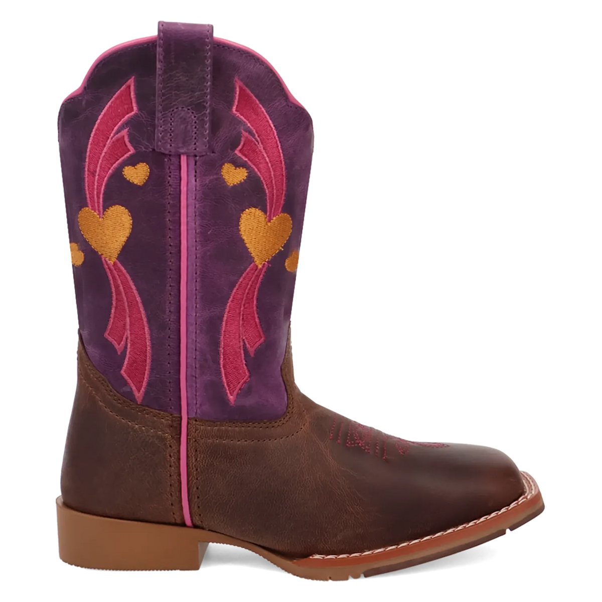 Dan Post Boots Boots Dan Post Kid´s Lottie Leather Wide Square Toe Boots - Tan