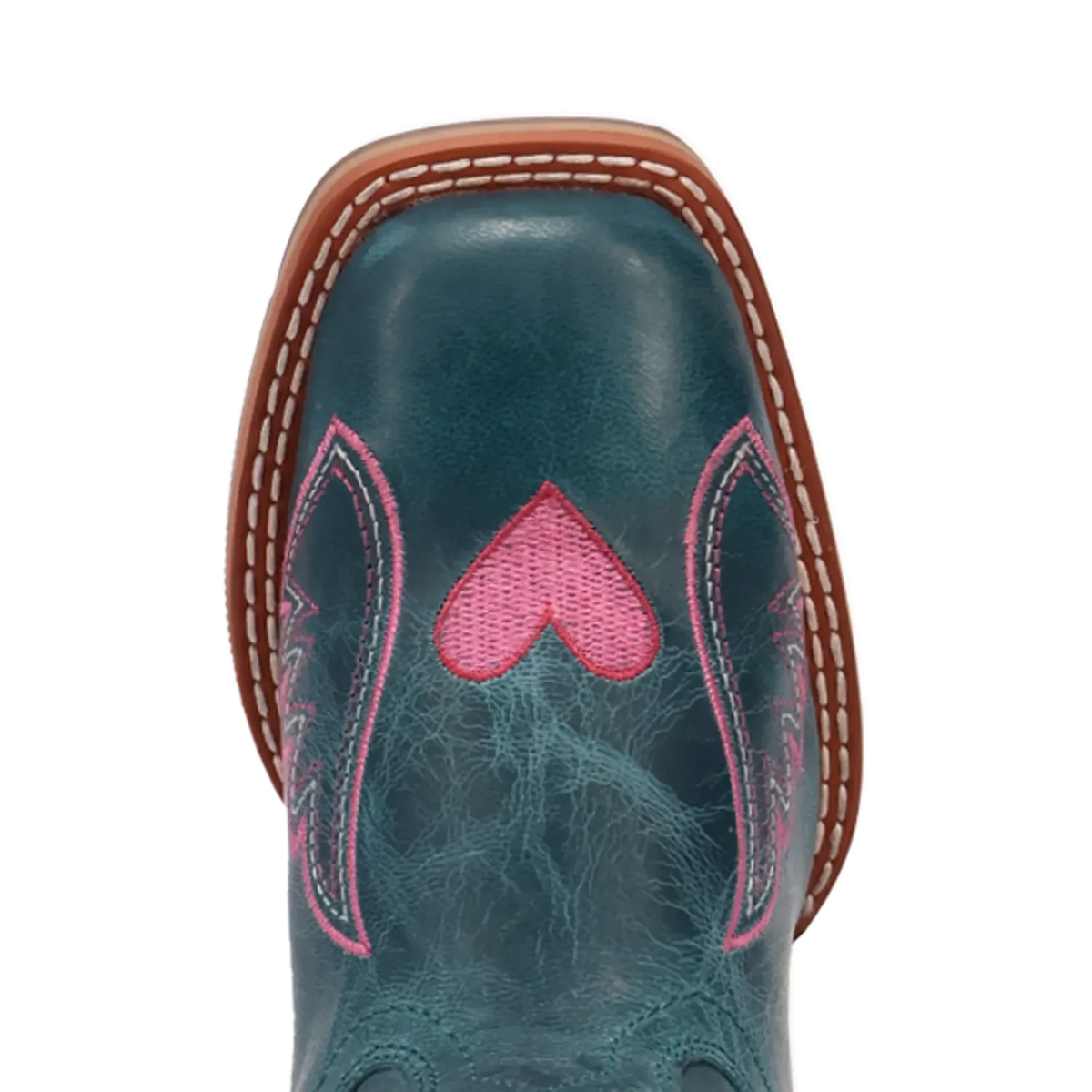 Dan Post Boots Boots Dan Post Kid´s Sweet Caroline Leather Wide Square Toe Boots - Turquoise