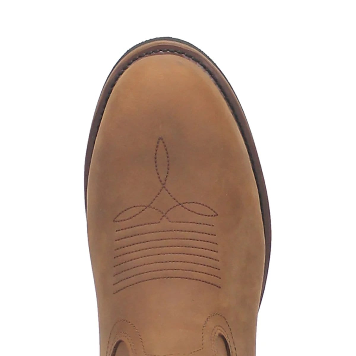 Dan Post Men's Alburquerque Work Boots Steel Toe Waterproof in Tan - Toe View