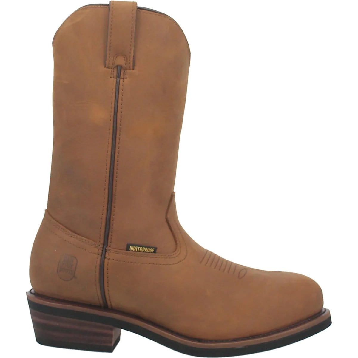 Dan Post Men's Alburquerque Work Boots Waterproof in Brown - Right Side View