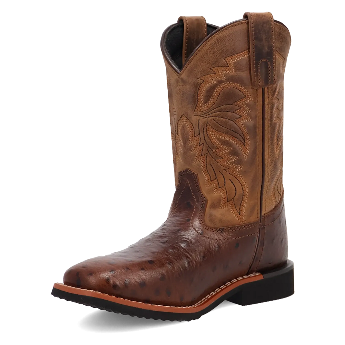Dan Post Boots Boots Dan Post Youth´s Jet Leather Wide Square Toe Boots - Brown
