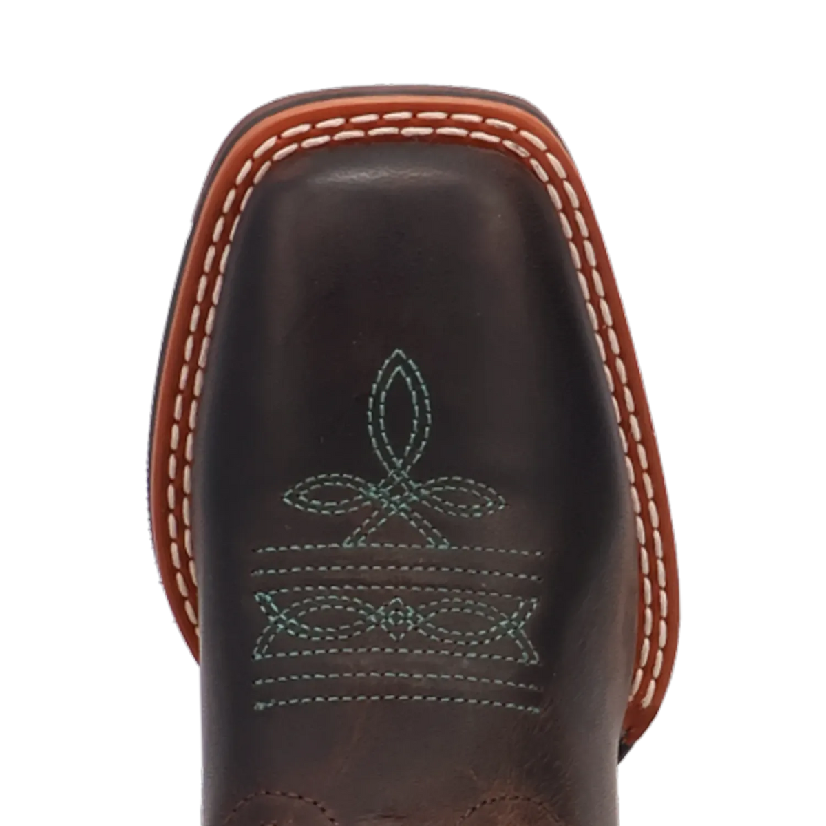 Dan Post Boots Boots Dan Post Youth´s Salina Leather Wide Square Toe Boots - Chocolate/Turquoise