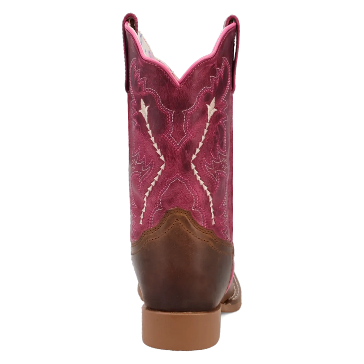 Dan Post Boots Boots Dan Post Youth´s Salina Leather Wide Square Toe Boots - Tan/Pink